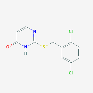 2-[(2,5-dichlorobenzyl)thio]-4(3H)-pyrimidinone