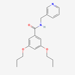 molecular formula C19H24N2O3 B5104152 3,5-dipropoxy-N-(3-pyridinylmethyl)benzamide CAS No. 6403-51-6