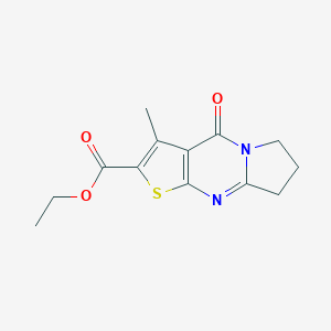 B510426 Ethyl 3-methyl-4-oxo-4,6,7,8-tetrahydropyrrolo[1,2-a]thieno[2,3-d]pyrimidine-2-carboxylate CAS No. 329059-62-3