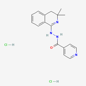 molecular formula C17H20Cl2N4O B5104337 N'-(3,3-dimethyl-3,4-dihydro-1-isoquinolinyl)isonicotinohydrazide dihydrochloride 