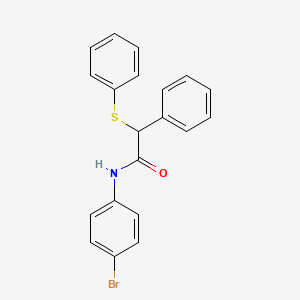 molecular formula C20H16BrNOS B5104384 N-(4-bromophenyl)-2-phenyl-2-(phenylthio)acetamide 