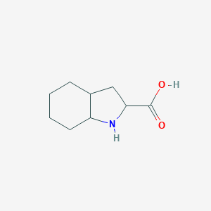 molecular formula C9H15NO2 B051044 八氢-1H-吲哚-2-羧酸 CAS No. 80828-13-3