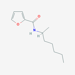 molecular formula C12H19NO2 B5104479 N-(1-methylhexyl)-2-furamide 