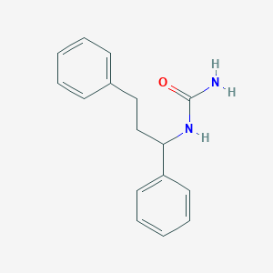 molecular formula C16H18N2O B5104490 N-(1,3-diphenylpropyl)urea 