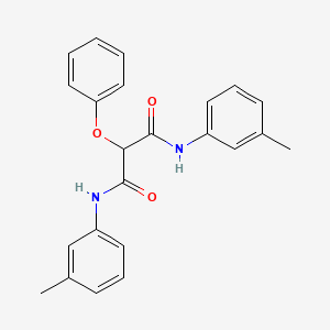 molecular formula C23H22N2O3 B5104547 N,N'-bis(3-methylphenyl)-2-phenoxymalonamide 