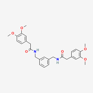 N,N'-[1,3-phenylenebis(methylene)]bis[2-(3,4-dimethoxyphenyl)acetamide]