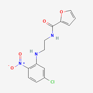 N-{2-[(5-chloro-2-nitrophenyl)amino]ethyl}-2-furamide