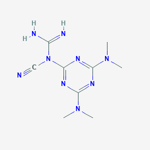 N-[4,6-bis(dimethylamino)-1,3,5-triazin-2-yl]-N-cyanoguanidine