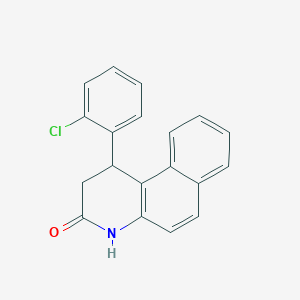 1-(2-chlorophenyl)-1,4-dihydrobenzo[f]quinolin-3(2H)-one