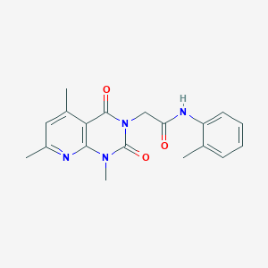 N-(2-methylphenyl)-2-(1,5,7-trimethyl-2,4-dioxo-1,4-dihydropyrido[2,3-d]pyrimidin-3(2H)-yl)acetamide