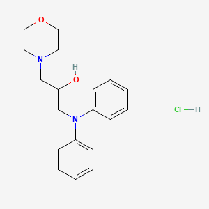 1-(diphenylamino)-3-(4-morpholinyl)-2-propanol hydrochloride