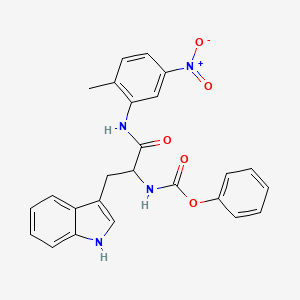 N-(2-methyl-5-nitrophenyl)-N-(phenoxycarbonyl)tryptophanamide