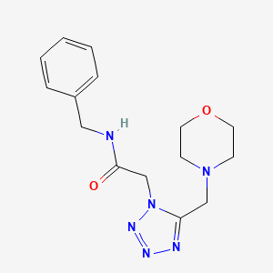 N-benzyl-2-[5-(4-morpholinylmethyl)-1H-tetrazol-1-yl]acetamide