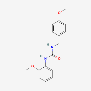 molecular formula C16H18N2O3 B5104950 N-(4-methoxybenzyl)-N'-(2-methoxyphenyl)urea 