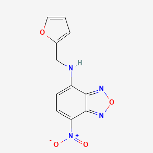 N-(2-furylmethyl)-7-nitro-2,1,3-benzoxadiazol-4-amine