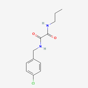 N-(4-chlorobenzyl)-N'-propylethanediamide