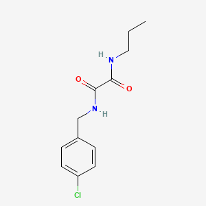 N'-[(4-chlorophenyl)methyl]-N-propyloxamide