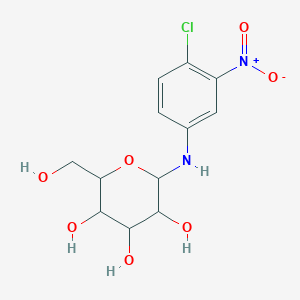 molecular formula C12H15ClN2O7 B5105003 N-(4-chloro-3-nitrophenyl)-beta-D-mannopyranosylamine 