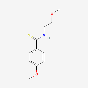 4-METHOXY-N~1~-(2-METHOXYETHYL)-1-BENZENECARBOTHIOAMIDE