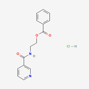 2-[(3-pyridinylcarbonyl)amino]ethyl benzoate hydrochloride