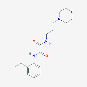 molecular formula C17H25N3O3 B5105216 N-(2-ethylphenyl)-N'-[3-(4-morpholinyl)propyl]ethanediamide 