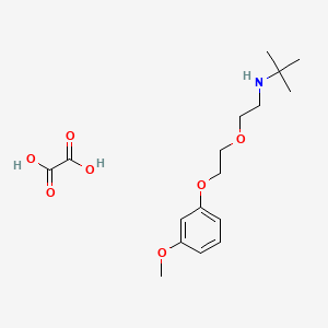 N-{2-[2-(3-methoxyphenoxy)ethoxy]ethyl}-2-methyl-2-propanamine oxalate