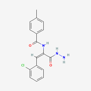 N-[2-(2-chlorophenyl)-1-(hydrazinocarbonyl)vinyl]-4-methylbenzamide