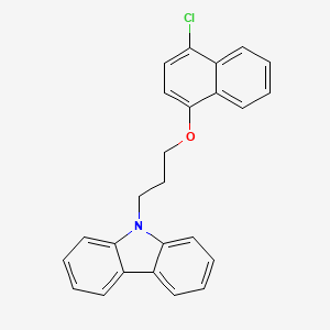9-{3-[(4-chloro-1-naphthyl)oxy]propyl}-9H-carbazole