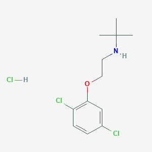 N-[2-(2,5-dichlorophenoxy)ethyl]-2-methyl-2-propanamine hydrochloride