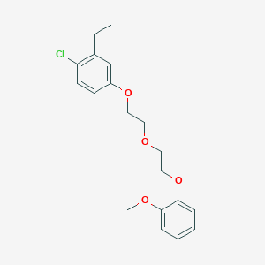 1-chloro-2-ethyl-4-{2-[2-(2-methoxyphenoxy)ethoxy]ethoxy}benzene
