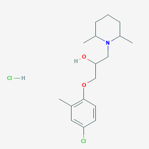1-(4-chloro-2-methylphenoxy)-3-(2,6-dimethyl-1-piperidinyl)-2-propanol hydrochloride