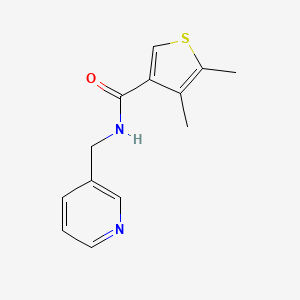 4,5-dimethyl-N-(3-pyridinylmethyl)-3-thiophenecarboxamide