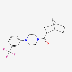 Bicyclo[2.2.1]hept-2-yl{4-[3-(trifluoromethyl)phenyl]piperazin-1-yl}methanone