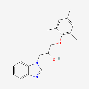 1-(benzimidazol-1-yl)-3-(2,4,6-trimethylphenoxy)propan-2-ol