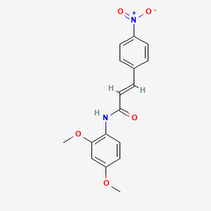 (2E)-N-(2,4-dimethoxyphenyl)-3-(4-nitrophenyl)prop-2-enamide