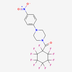 1-(4-nitrophenyl)-4-[(undecafluorocyclohexyl)carbonyl]piperazine