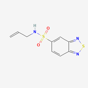 molecular formula C9H9N3O2S2 B5105830 N-allyl-2,1,3-benzothiadiazole-5-sulfonamide 