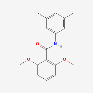 molecular formula C17H19NO3 B5105881 N-(3,5-dimethylphenyl)-2,6-dimethoxybenzamide 