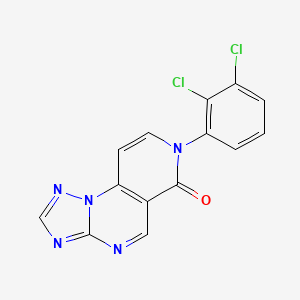 molecular formula C14H7Cl2N5O B5106038 7-(2,3-dichlorophenyl)pyrido[3,4-e][1,2,4]triazolo[1,5-a]pyrimidin-6(7H)-one 