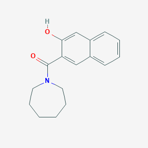 molecular formula C17H19NO2 B5106178 3-(1-azepanylcarbonyl)-2-naphthol 