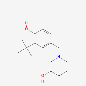 1-(3,5-di-tert-butyl-4-hydroxybenzyl)-3-piperidinol