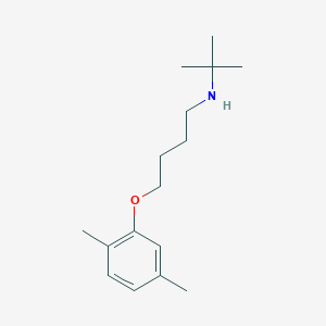 N-(tert-butyl)-4-(2,5-dimethylphenoxy)-1-butanamine