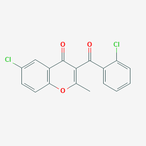6-chloro-3-(2-chlorobenzoyl)-2-methyl-4H-chromen-4-one