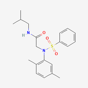 N~2~-(2,5-dimethylphenyl)-N~1~-isobutyl-N~2~-(phenylsulfonyl)glycinamide