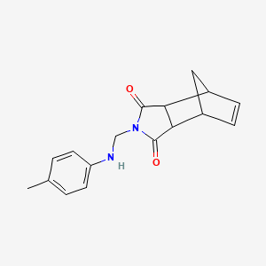 4-{[(4-methylphenyl)amino]methyl}-4-azatricyclo[5.2.1.0~2,6~]dec-8-ene-3,5-dione