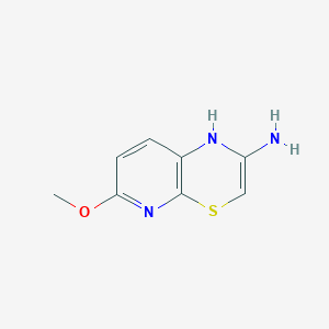B051066 6-Methoxy-1H-pyrido[2,3-b][1,4]thiazin-2-amine CAS No. 116966-34-8