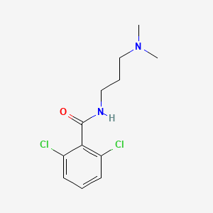 molecular formula C12H16Cl2N2O B5106639 2,6-dichloro-N-[3-(dimethylamino)propyl]benzamide 