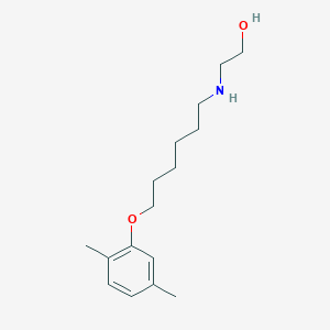 2-{[6-(2,5-dimethylphenoxy)hexyl]amino}ethanol