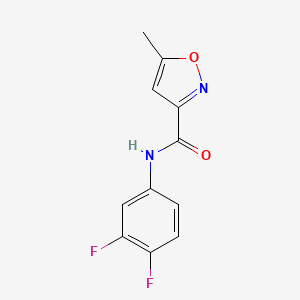 N-(3,4-difluorophenyl)-5-methyl-3-isoxazolecarboxamide