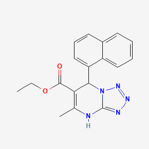 ethyl 5-methyl-7-(1-naphthyl)-4,7-dihydrotetrazolo[1,5-a]pyrimidine-6-carboxylate